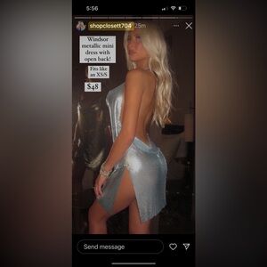 ALIX EARLE Windsor metal dress